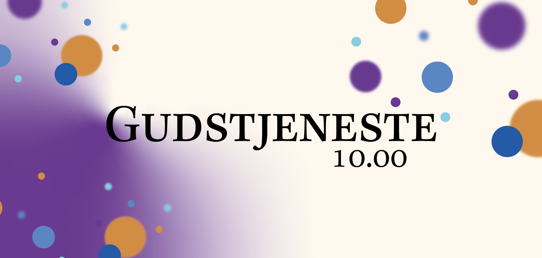 Gudstjeneste kl. 10.00