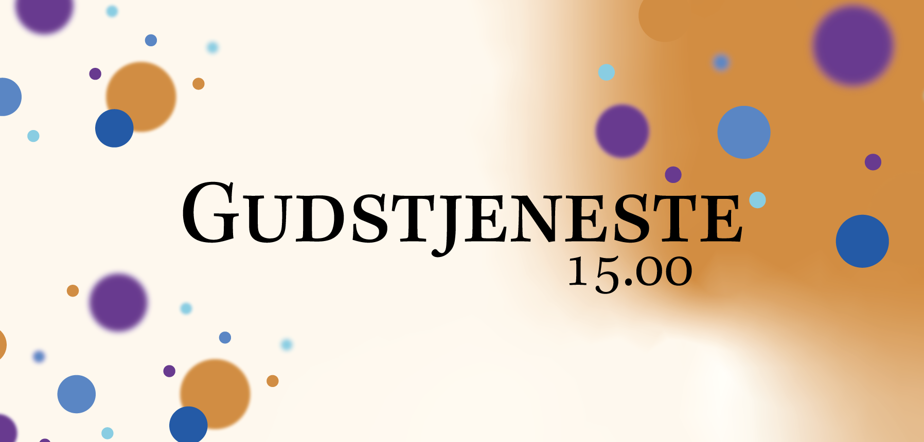 Gudstjeneste kl. 15.00